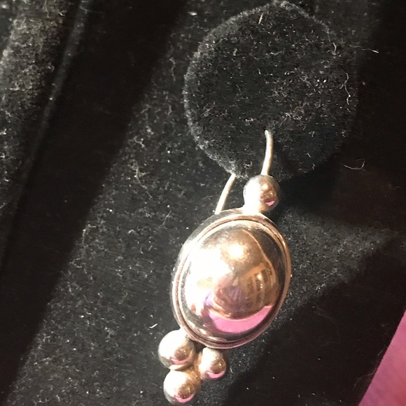 Beautiful Silver Mexican Earrings - Picture 3 of 4